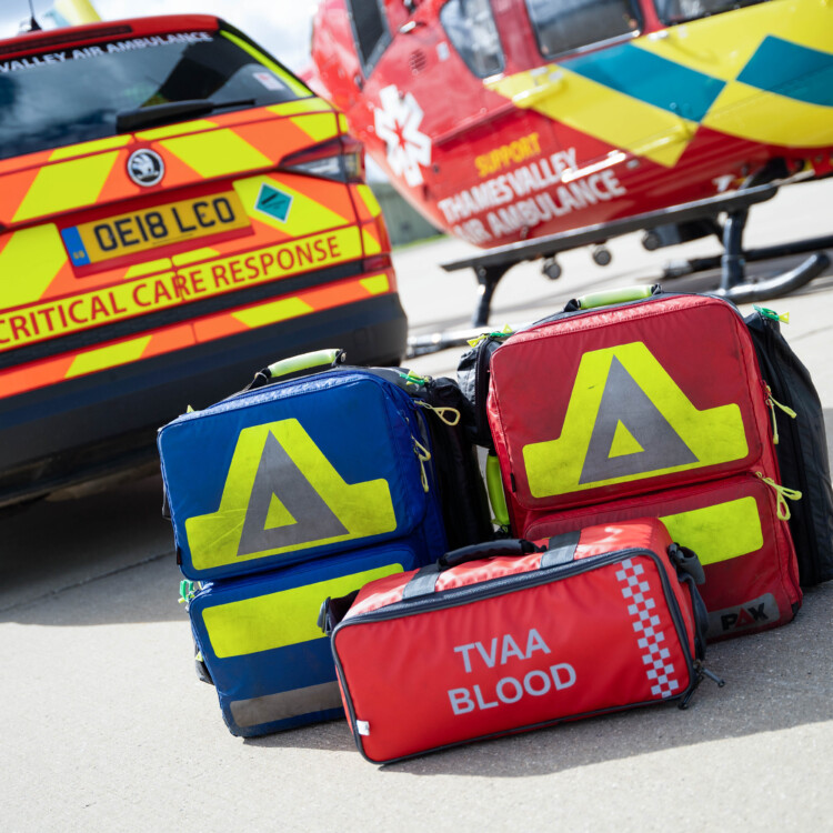 Thames Valley Air Ambulance vehicles and equipment