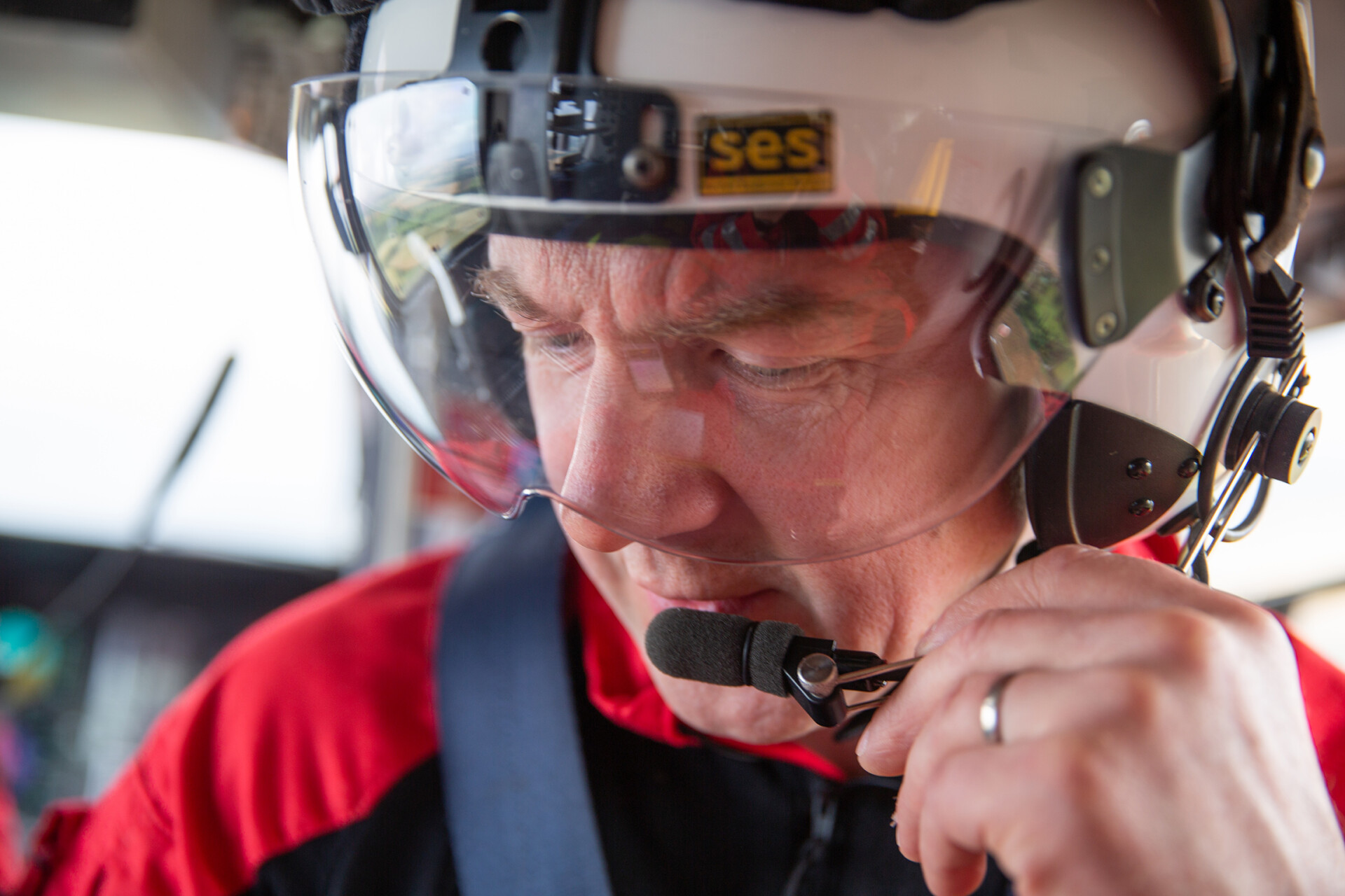TVAA paramedic in flight suit