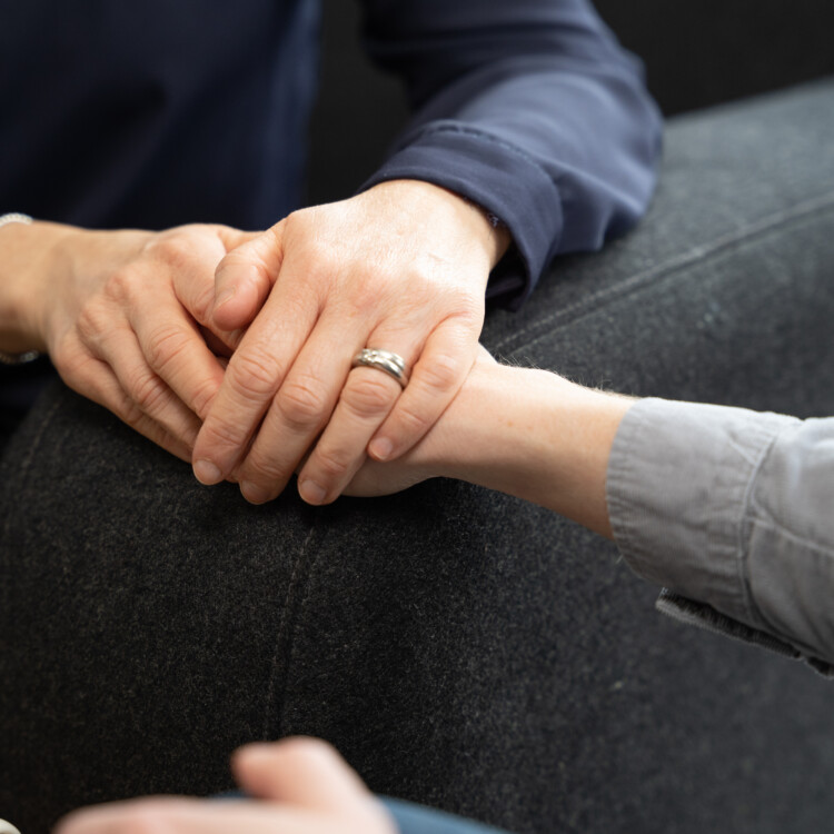 The Aftercare team providing comfort to someone after trauma