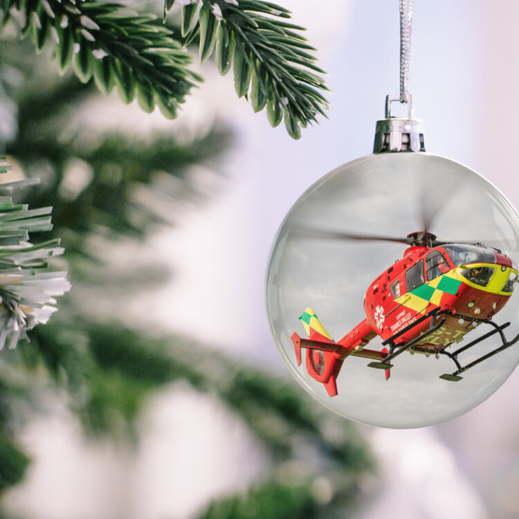 Thames Valley Air Ambulance Christmas bauble