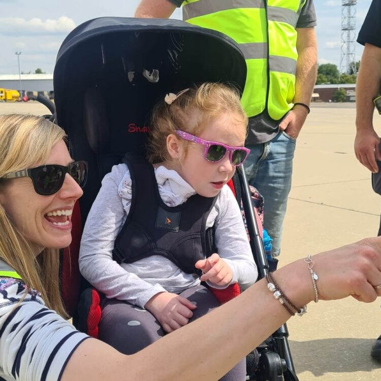 Edith Williams and her mum Sarah